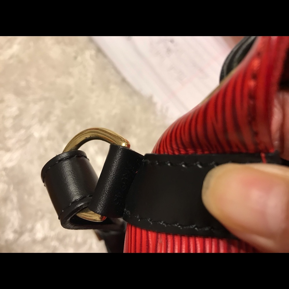 Louis Vuitton Red/black Noe Noe - Picture 13 of 14